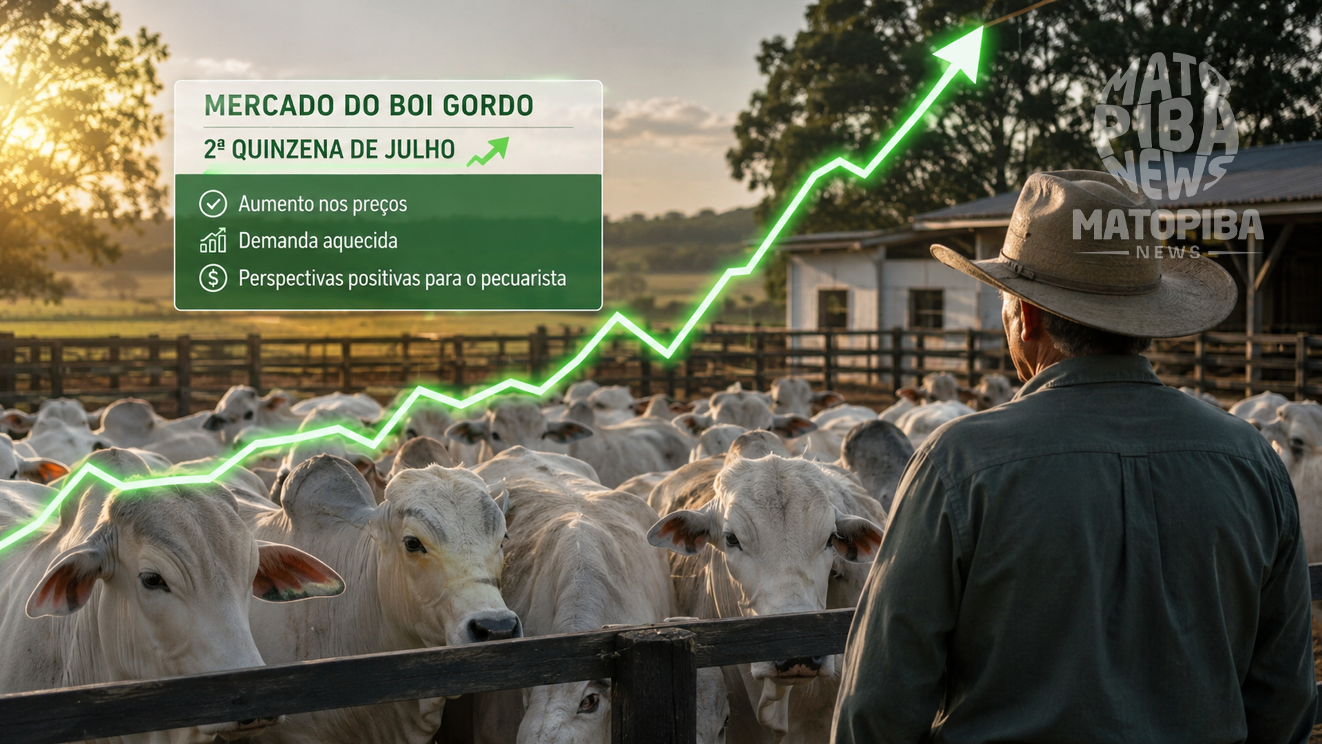 ARROBA | Mercado do boi gordo reage na segunda quinzena de julho e abre perspectivas mais positivas para o pecuarista