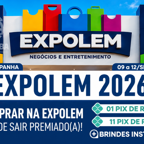 Comprou na EXPOLEM? Feira anuncia sorteios em PIX e brindes instantâneos para consumidores