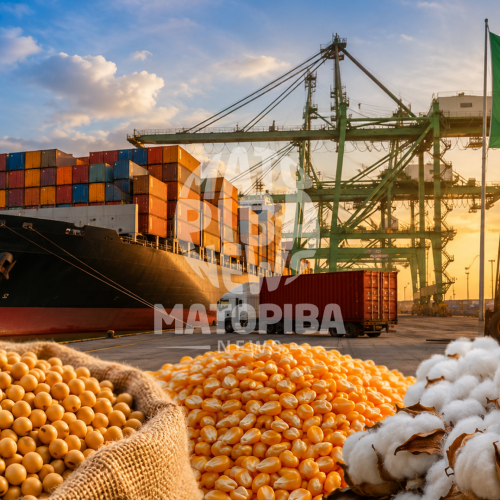 Exportações do agronegócio brasileiro mantêm ritmo forte e reforçam demanda por soja, milho e algodão
