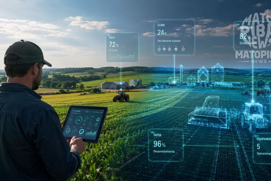 Gêmeos Digitais (Digital Twins) chegam ao agronegócio e prometem transformar a gestão das propriedades rurais