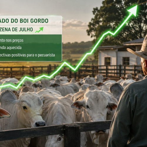 ARROBA | Mercado do boi gordo reage na segunda quinzena de julho e abre perspectivas mais positivas para o pecuarista