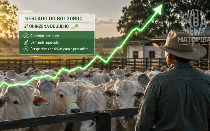 ARROBA | Mercado do boi gordo reage na segunda quinzena de julho e abre perspectivas mais positivas para o pecuarista