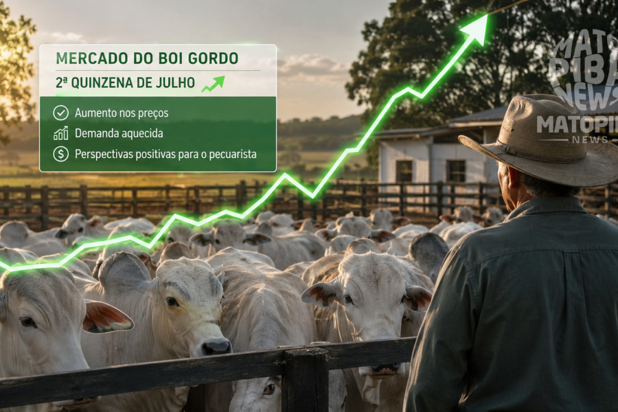 ARROBA | Mercado do boi gordo reage na segunda quinzena de julho e abre perspectivas mais positivas para o pecuarista