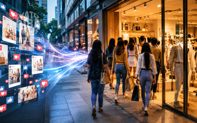 Redes sociais deixam de ser “vitrine” e começam a levar clientes para dentro das lojas