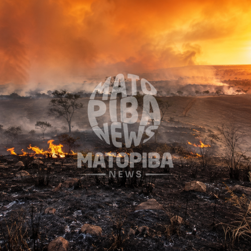 Tocantins lidera área queimada no Brasil enquanto calor pode chegar a 42°C no MATOPIBA